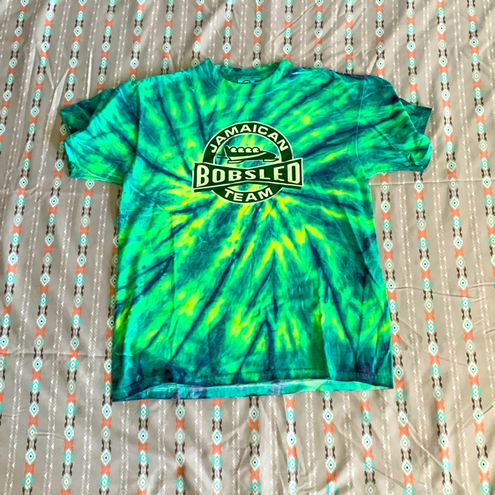 A Delta T-Shirt That says Jamaican Bobsled Team.